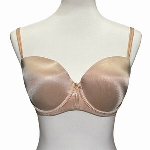 Victoria's Secret push up smooth padded bra 36D beige